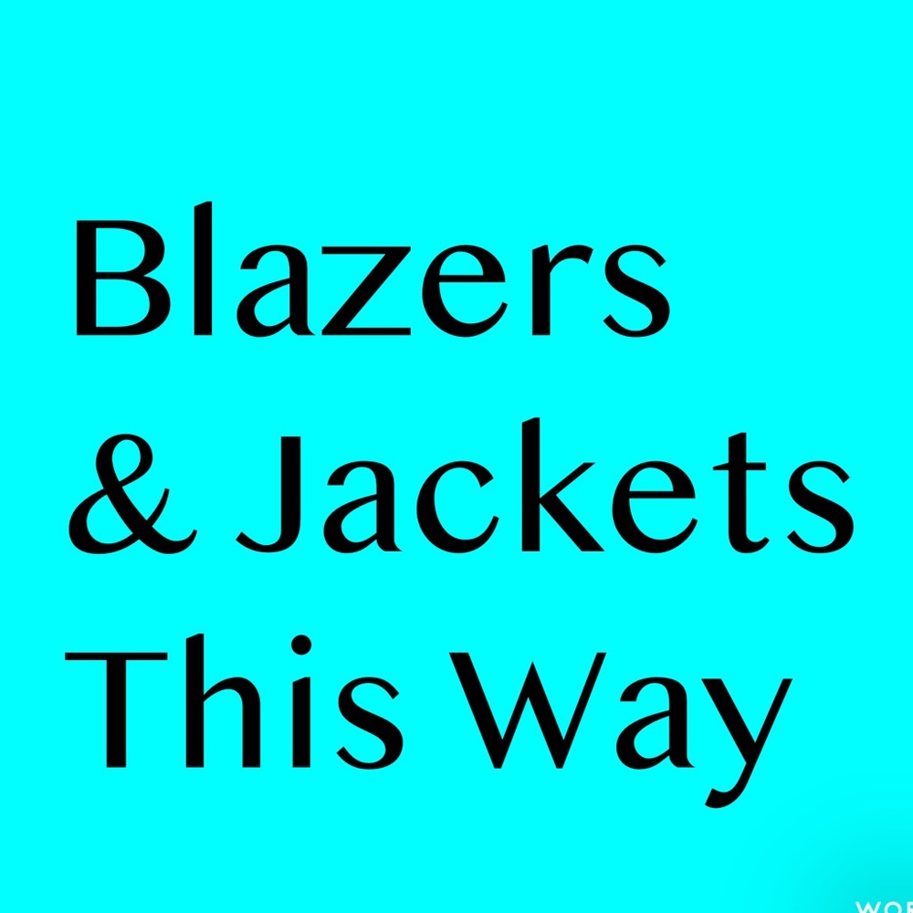 Blazers & Jackets